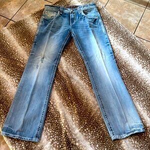 Men’s Rock Revival Nelson bootcut stonewashed jeans. Sz. 36/34